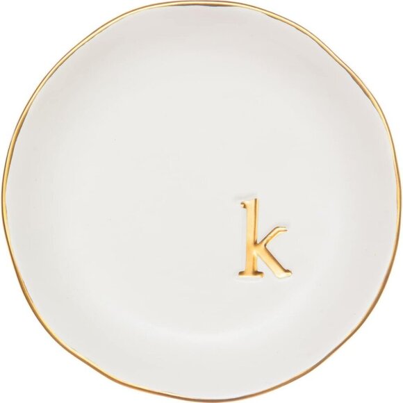 Jewelry - Ceramic Jewelry Tray, Decorative Trinket Dish for Rings Earrings Necklaces Brace
